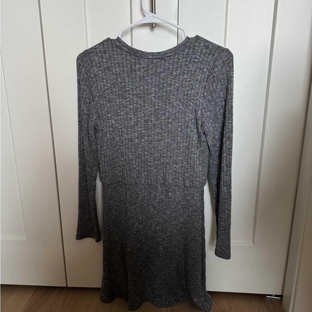 Abercrombie & Fitch grey sweater dress Ribbed Knit